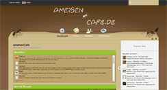 Desktop Screenshot of ameisencafe.de